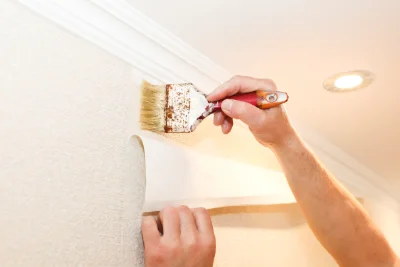 Pose de papier peint aux Portes-en-Ré — revêtements muraux et toiles de verre